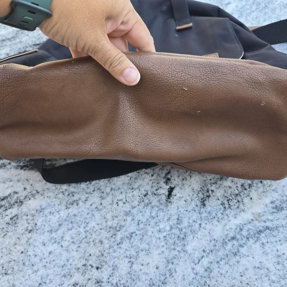 Babymel Black Diaper Bag Baby Backpack
